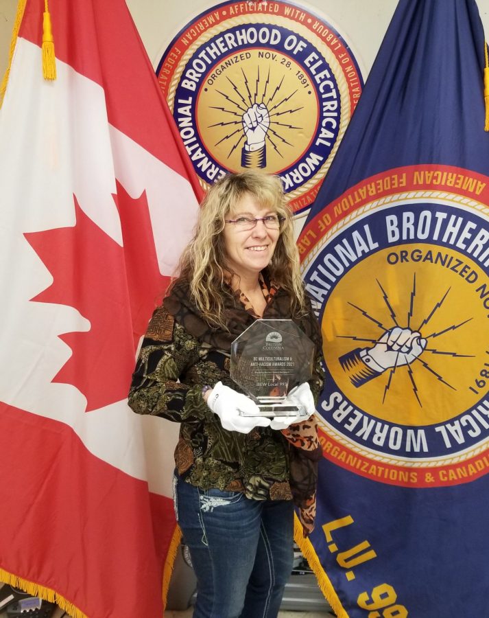 IBEW 993 Received BC Breaking Barriers Award